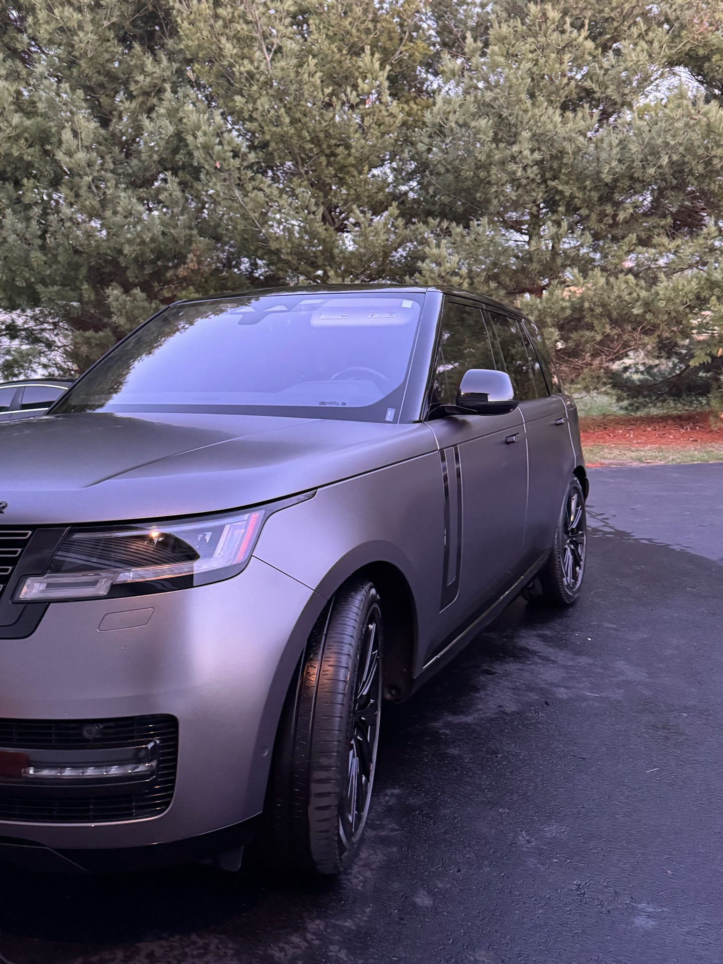 Range Rover Satin detailed by Downtown Detailing